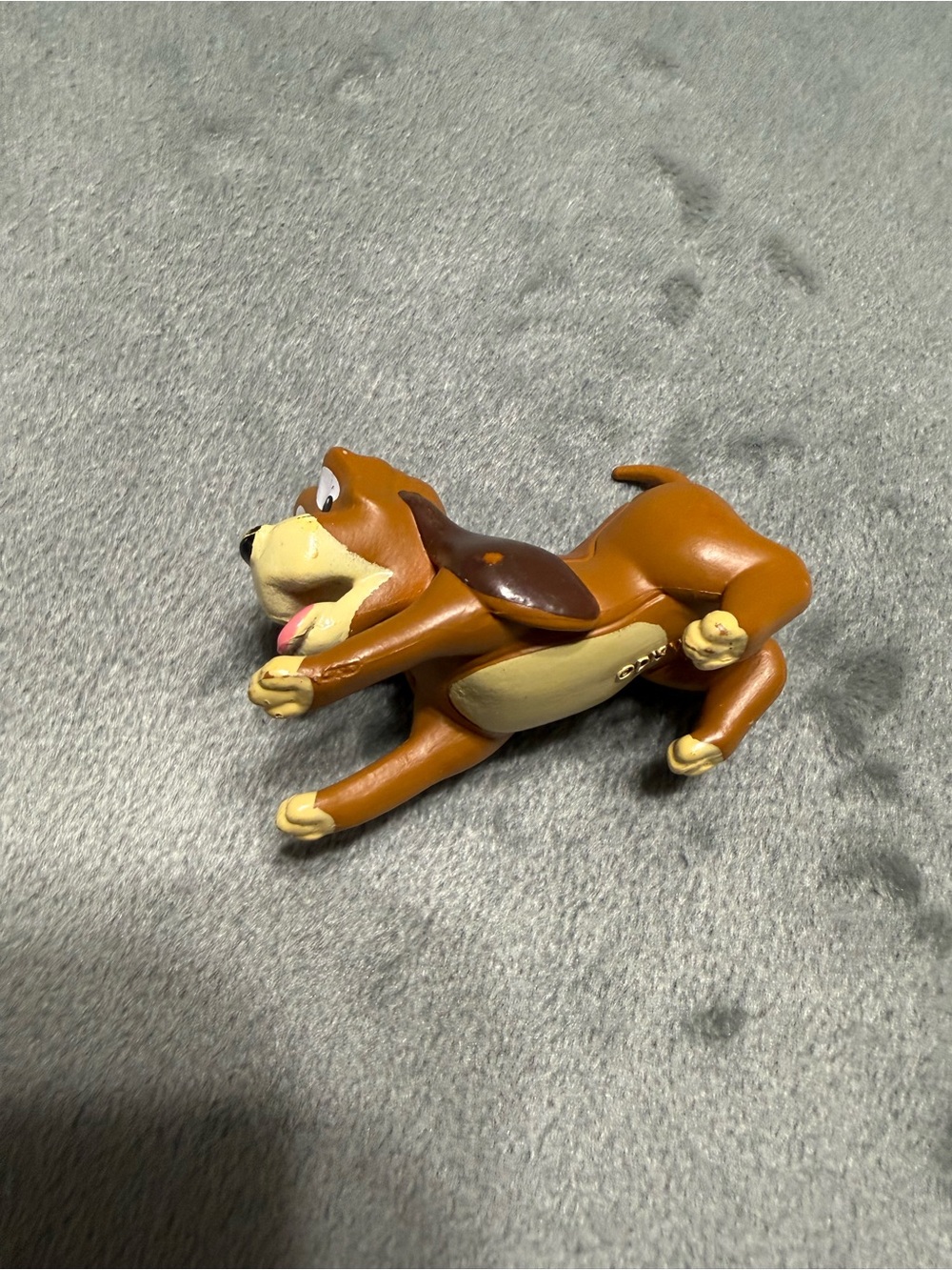 Vintage Disney The Fox & The Hound Copper Hound Dog Figure PVC